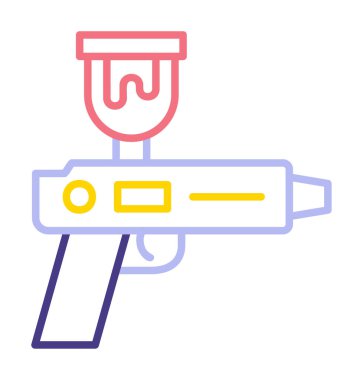 Spray Gun icon vector illustration
