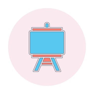 Resim yapmak. Web simgesi basit illüstrasyon