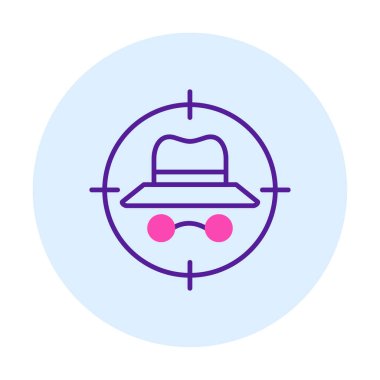 hedef simge, vektör illüstrasyonu basit tasarım