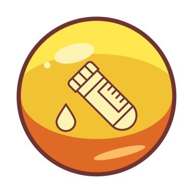 Kan Test Ağı simgesi, vektör illüstrasyonu