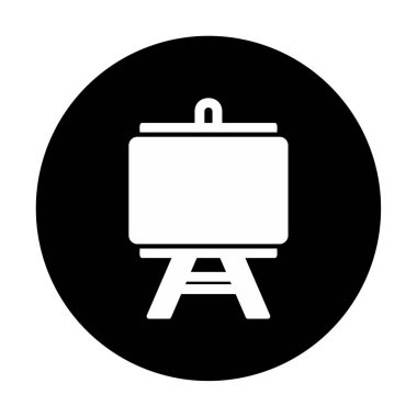 Resim yapmak. Web simgesi basit illüstrasyon