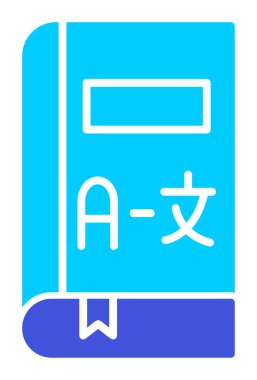 Kitap simgesinin vektör illüstrasyonu 