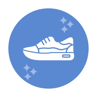 Ayakkabı sporu tasarımı vektör çizimi 