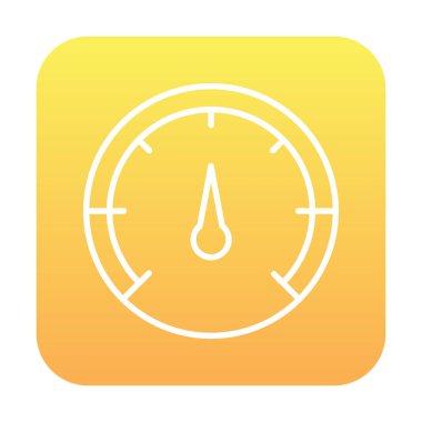 Hız göstergesi. Web simgesi basit tasarım 