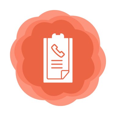 Basit Arama Listesi Geçmişi simgesi, vektör illüstrasyonu