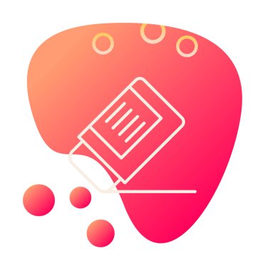 silgi simgesi, vektör illüstrasyonu basit tasarım