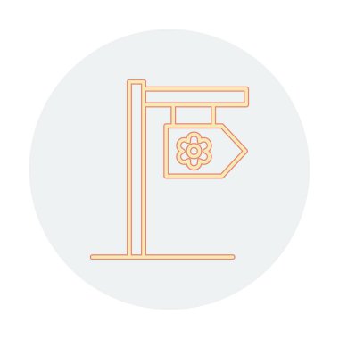 Tabela düz simgesi, vektör illüstrasyonu