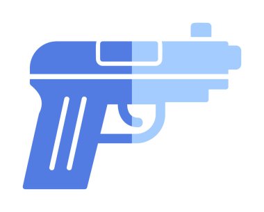 silah simgesi vektör illüstrasyonu