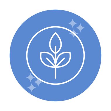 Yaprak logosu tasarımının vektör çizimi. Ekoloji kavramı 