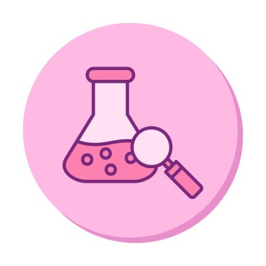 Araştırmacı simgesi beyaz arkaplanda izole edildi 