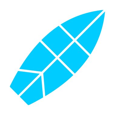 sörf tahtası vektör illüstrasyonu modern simge