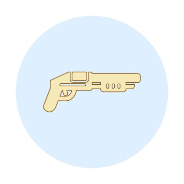 Pompalı düz simge, vektör illüstrasyonu