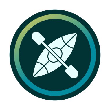 Basit Kano Teknesi simgesi, vektör illüstrasyonu