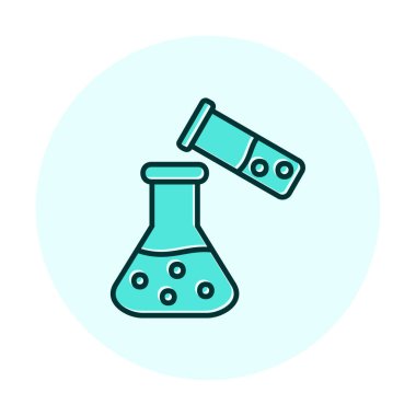 Şişesi web simgesi, vektör çizim  