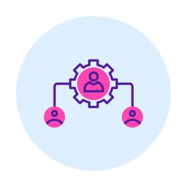 Yönetim dairesi simgesi. vektör illüstrasyonu