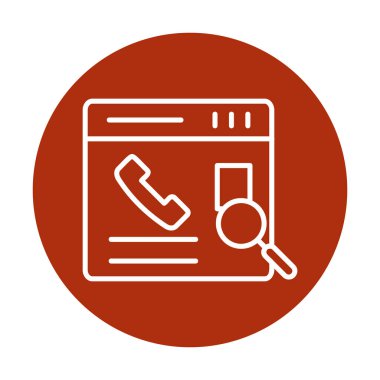 Kişinin vektör çizimi Modern simgeyi ara                            