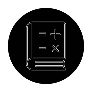 Matematik Kitabı vektör çizimi, simge ögesi arkaplanı          