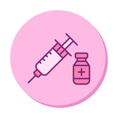 Basit insülin simgesi, vektör illüstrasyonu