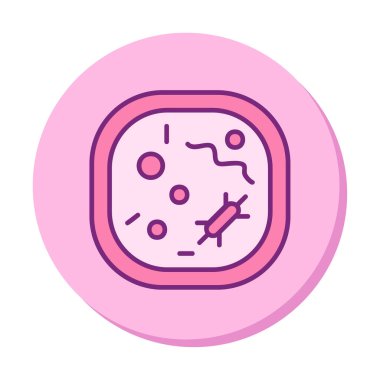 Hücre simgesi, vektör illüstrasyonu