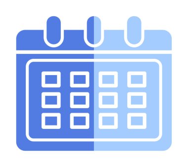 Takvim web simge vektör çizim