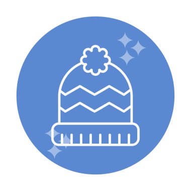 Beanie icon vector illustration 