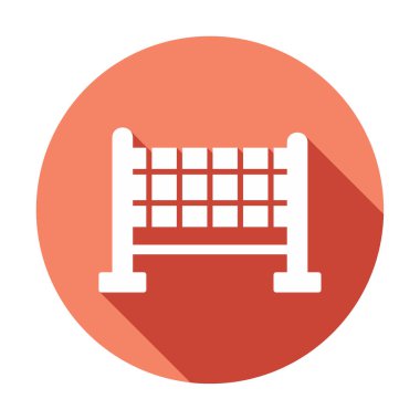 voleybol net simge vektör çizim