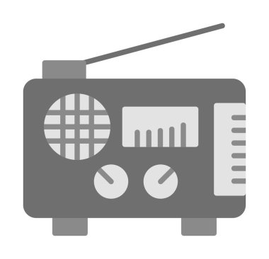 radyo ikonu. özet çizim vektör tasarımı