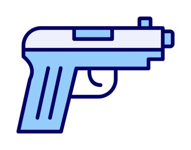 silah simgesi vektör illüstrasyonu