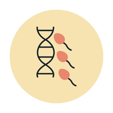 Üreme sisteminin vektör çizgisi çizimi