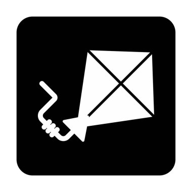 Uçurtma rengi simgesi. vektör illüstrasyonu                      