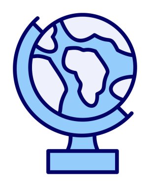 Dünya küre vektör çizimi tasarımı