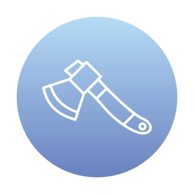 Balta. Web simgesi basit illüstrasyon