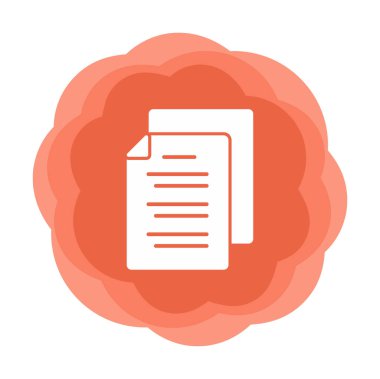 belgelerin vektör çizimi simgesi  