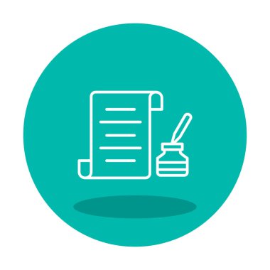 kalem, simge vektörü ile belge