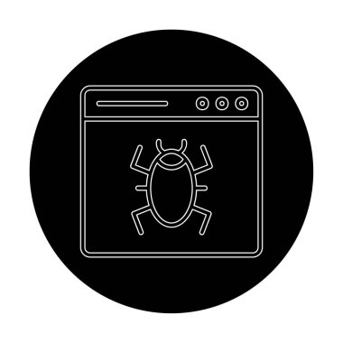 Yasak web sitesi vektör simgesi 