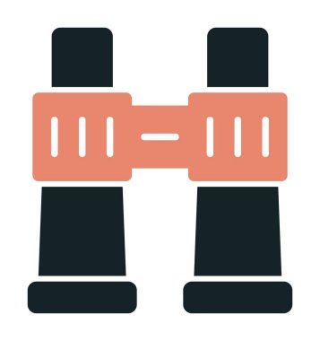 binoküler ikon vektör çizimi