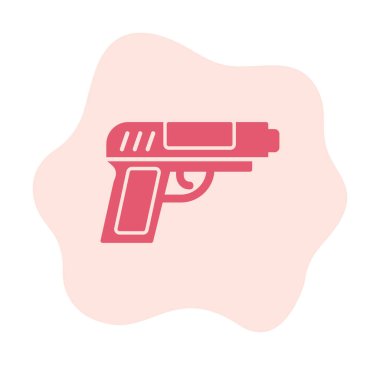 silah simgesi vektör illüstrasyonu