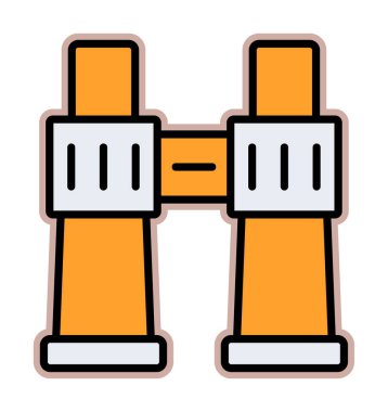 binoküler ikon vektör çizimi