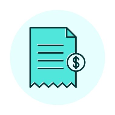 Alışveriş Alımı simgesi vektör illüstrasyonu