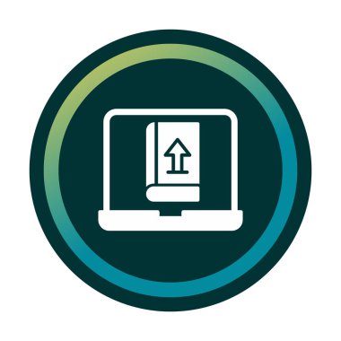 Ok işaret simgesi vektör illüstrasyonunu yükle