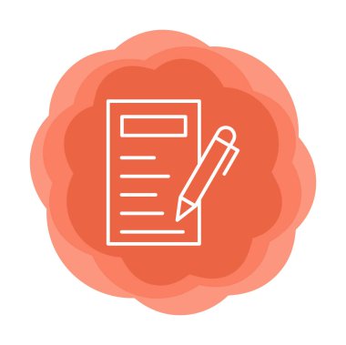 Basit düz Kopyalama simgesi vektör tasarımı