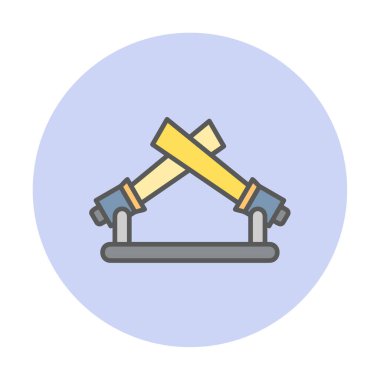 Spots Lights simge vektör illüstrasyonunu gösterir