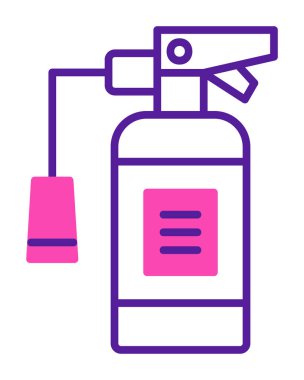 Yangın söndürme simgesinin vektör çizimi                            