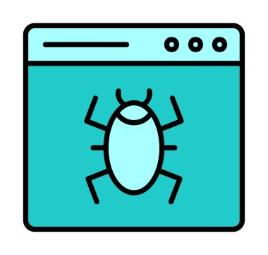 Yasak web sitesi vektör simgesi 