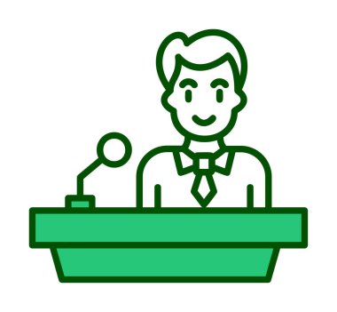 Ders vektör illüstrasyonu. düz biçim. 