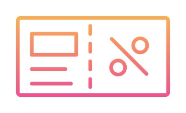 Faturacı Kara Cuma ikon vektör illüstrasyonu  