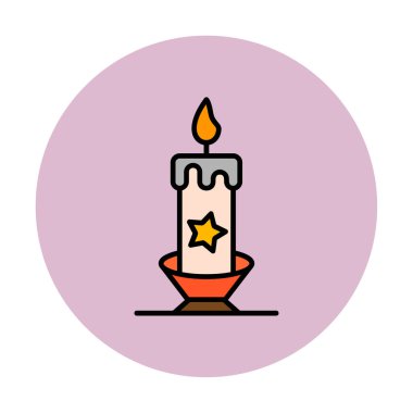 Mum web simgesi, vektör çizim