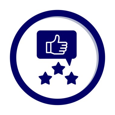 Simge vektör illüstrasyon tasarımını gözden geçir