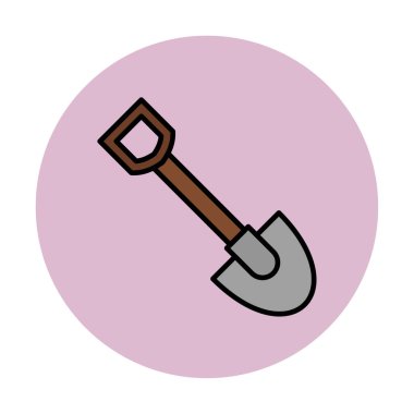 Web simge vektör çizim kürek 