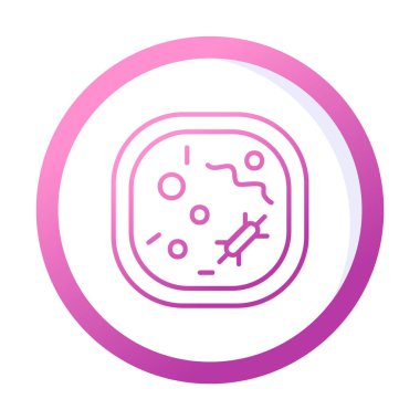 Hücre simgesi, vektör illüstrasyonu